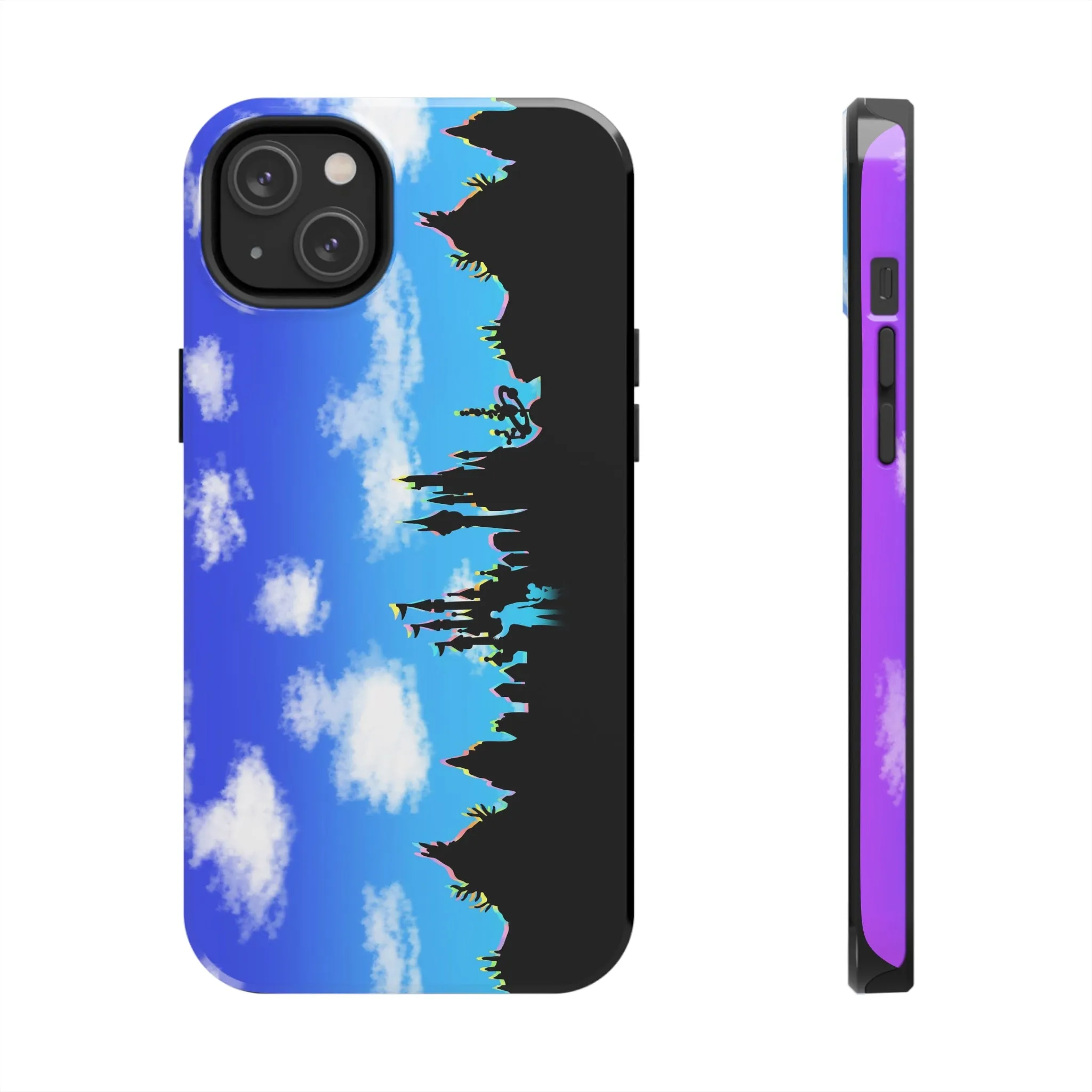 Park Border Skyline Silhouette Ride Phone Case Gift Inspired Fan Art Movie