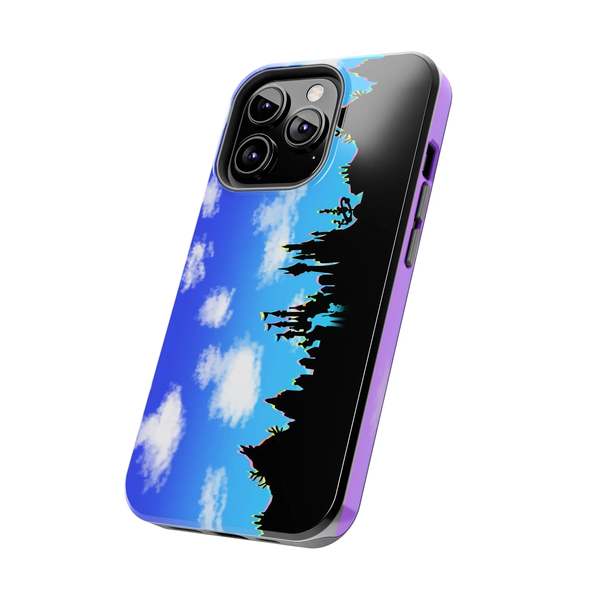 Park Border Skyline Silhouette Ride Phone Case Gift Inspired Fan Art Movie