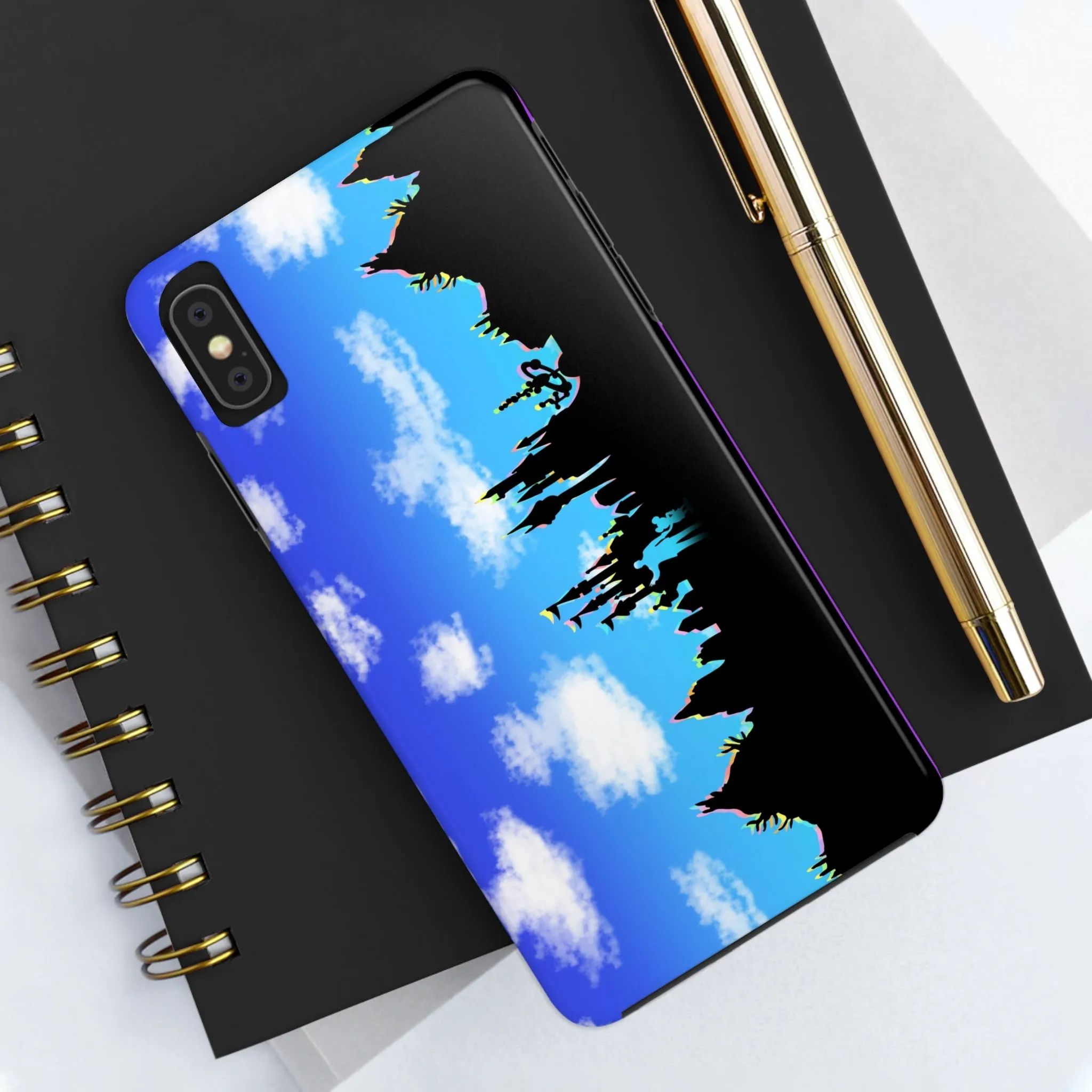 Park Border Skyline Silhouette Ride Phone Case Gift Inspired Fan Art Movie