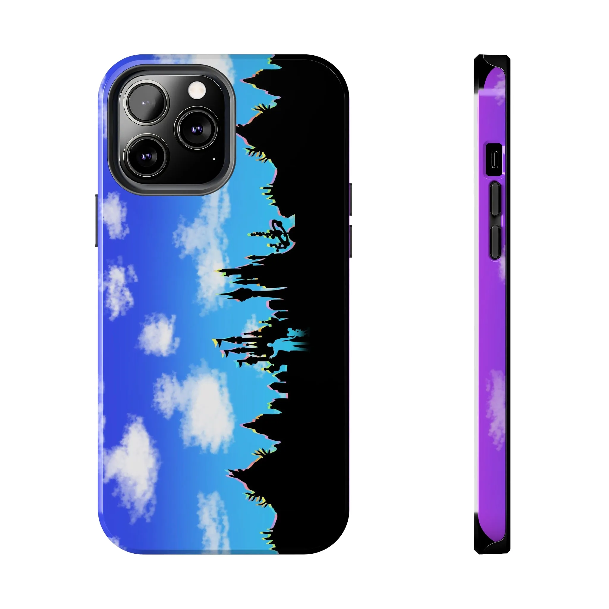 Park Border Skyline Silhouette Ride Phone Case Gift Inspired Fan Art Movie