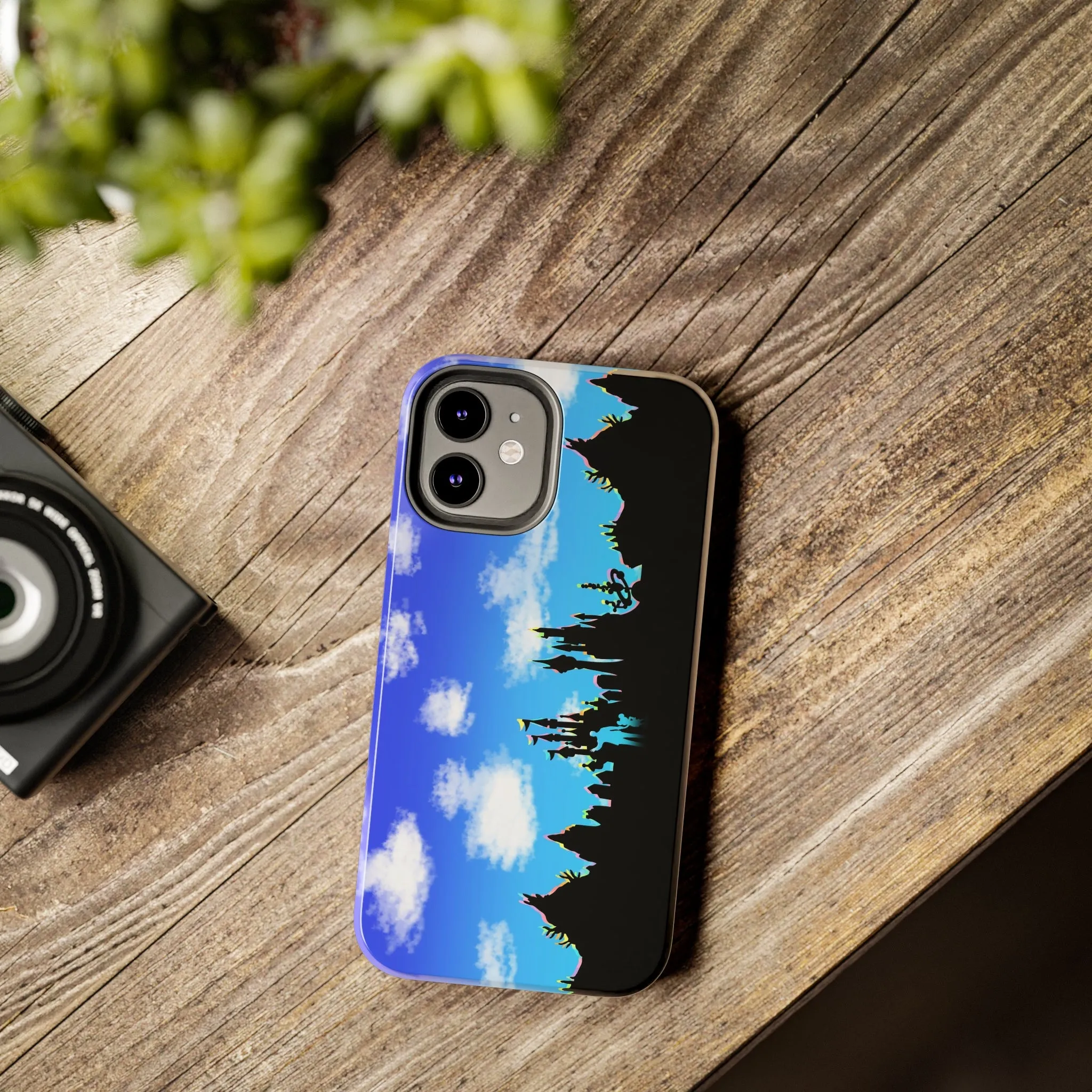 Park Border Skyline Silhouette Ride Phone Case Gift Inspired Fan Art Movie