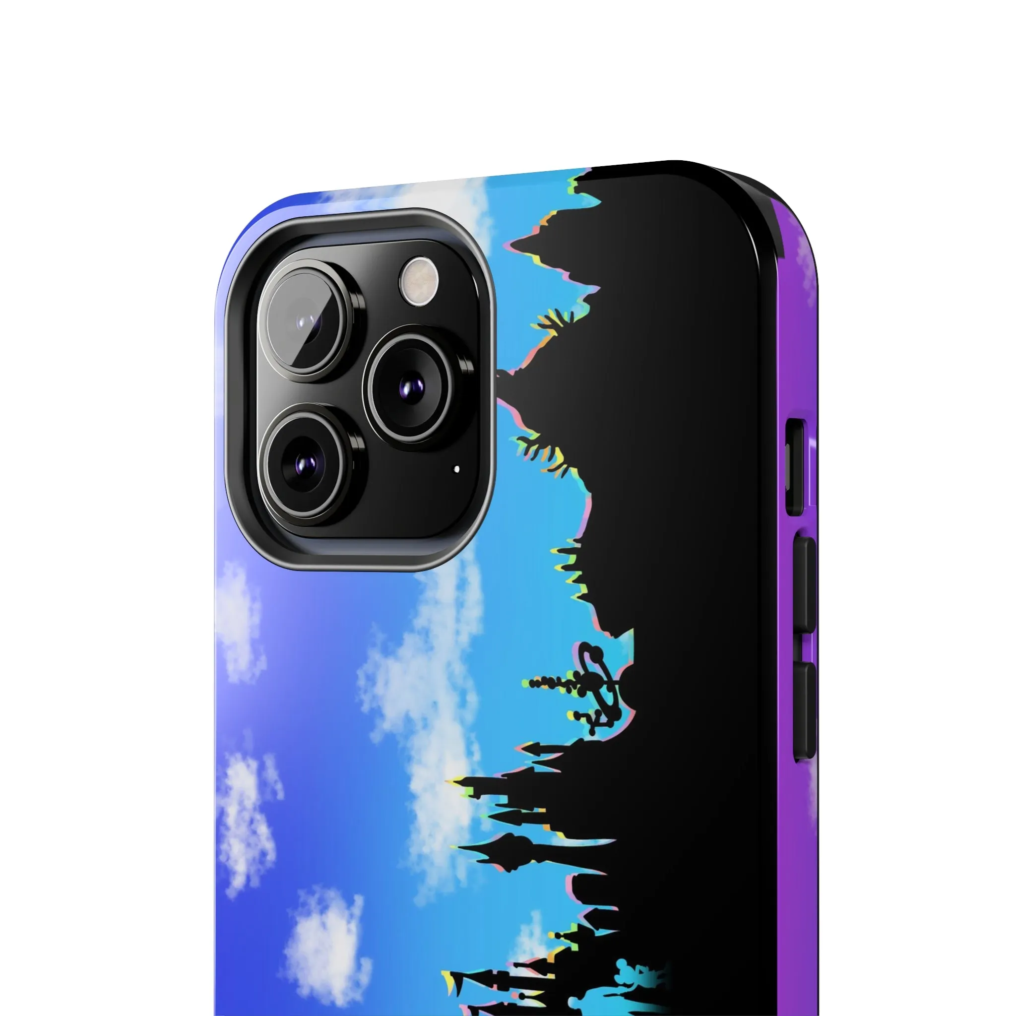 Park Border Skyline Silhouette Ride Phone Case Gift Inspired Fan Art Movie