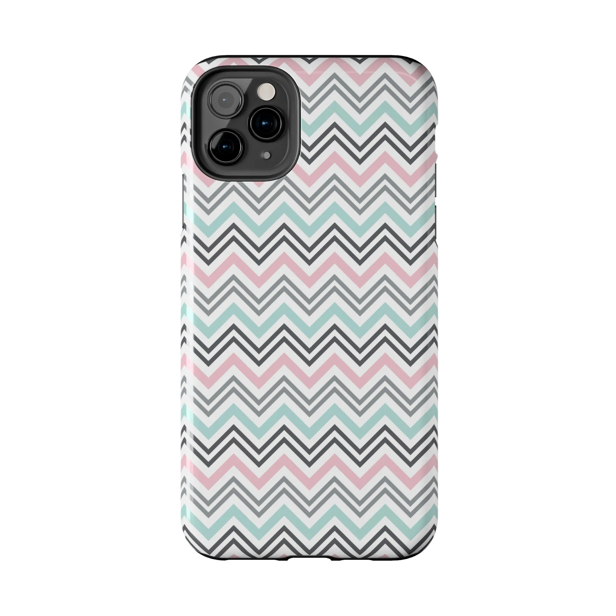 Pastel Chevron print design Tough Phone Case compatible with a large variety of iphone models