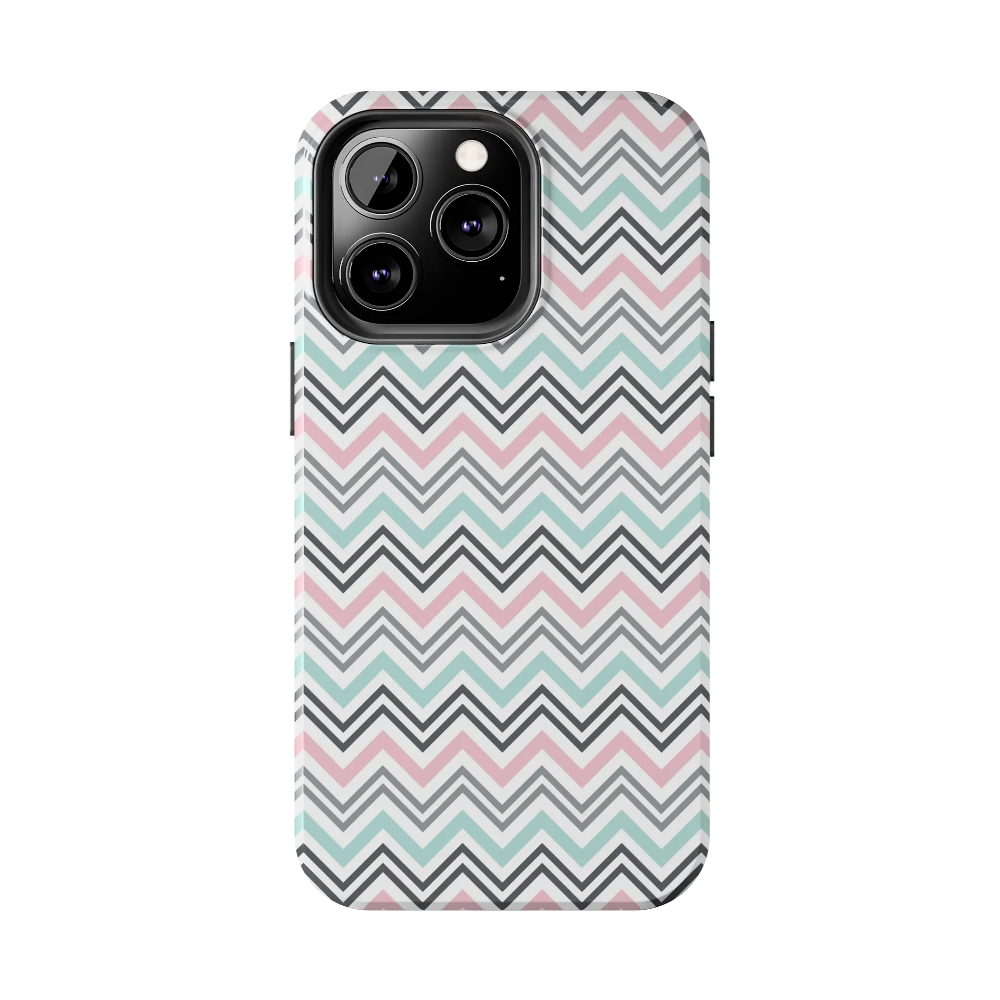 Pastel Chevron print design Tough Phone Case compatible with a large variety of iphone models