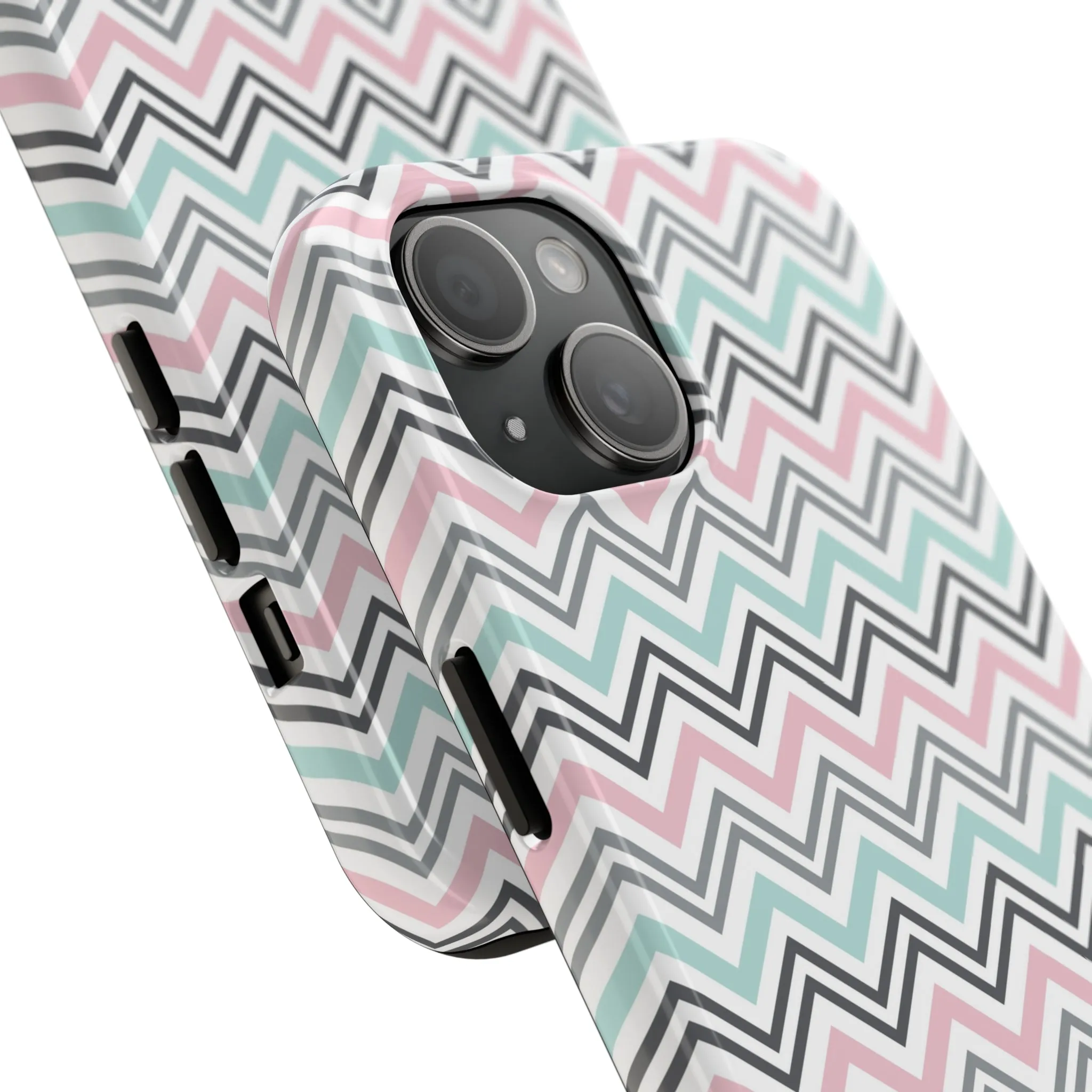 Pastel Chevron print design Tough Phone Case compatible with a large variety of iphone models