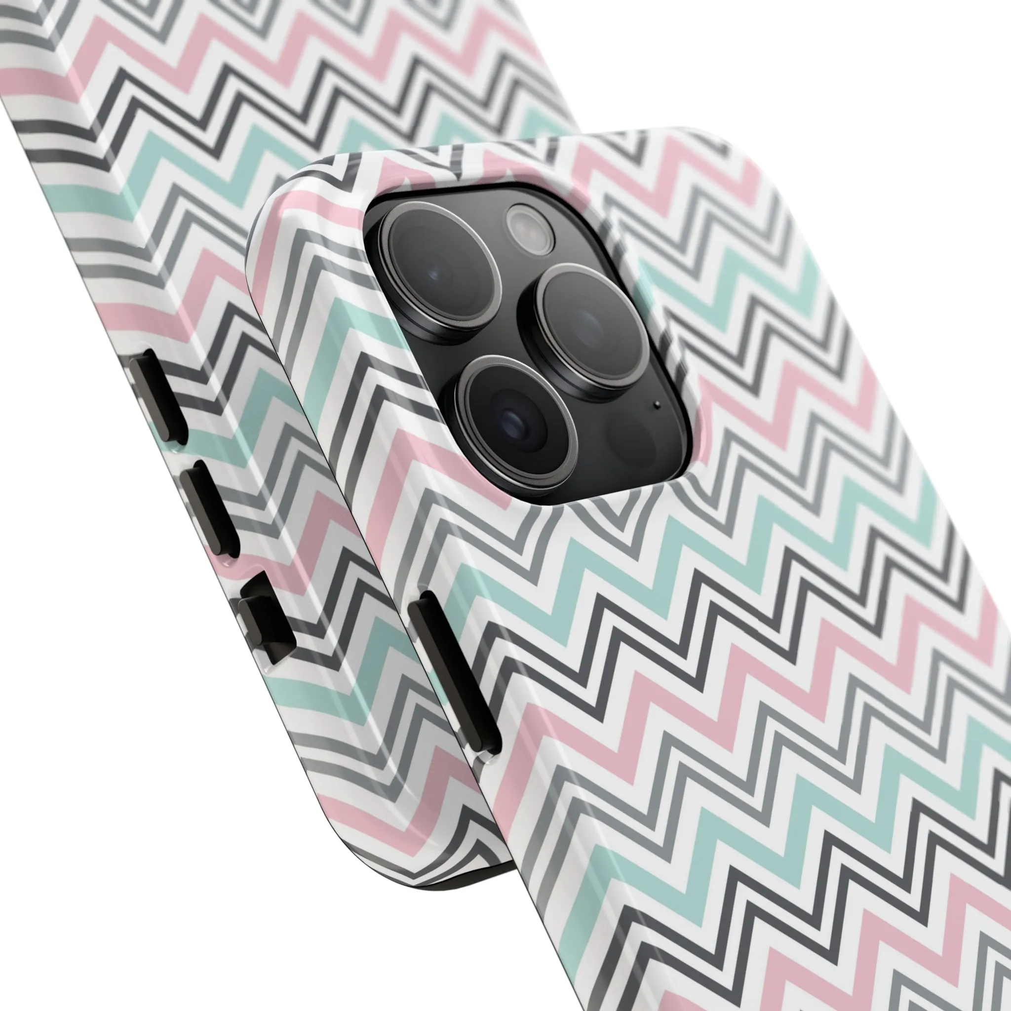 Pastel Chevron print design Tough Phone Case compatible with a large variety of iphone models