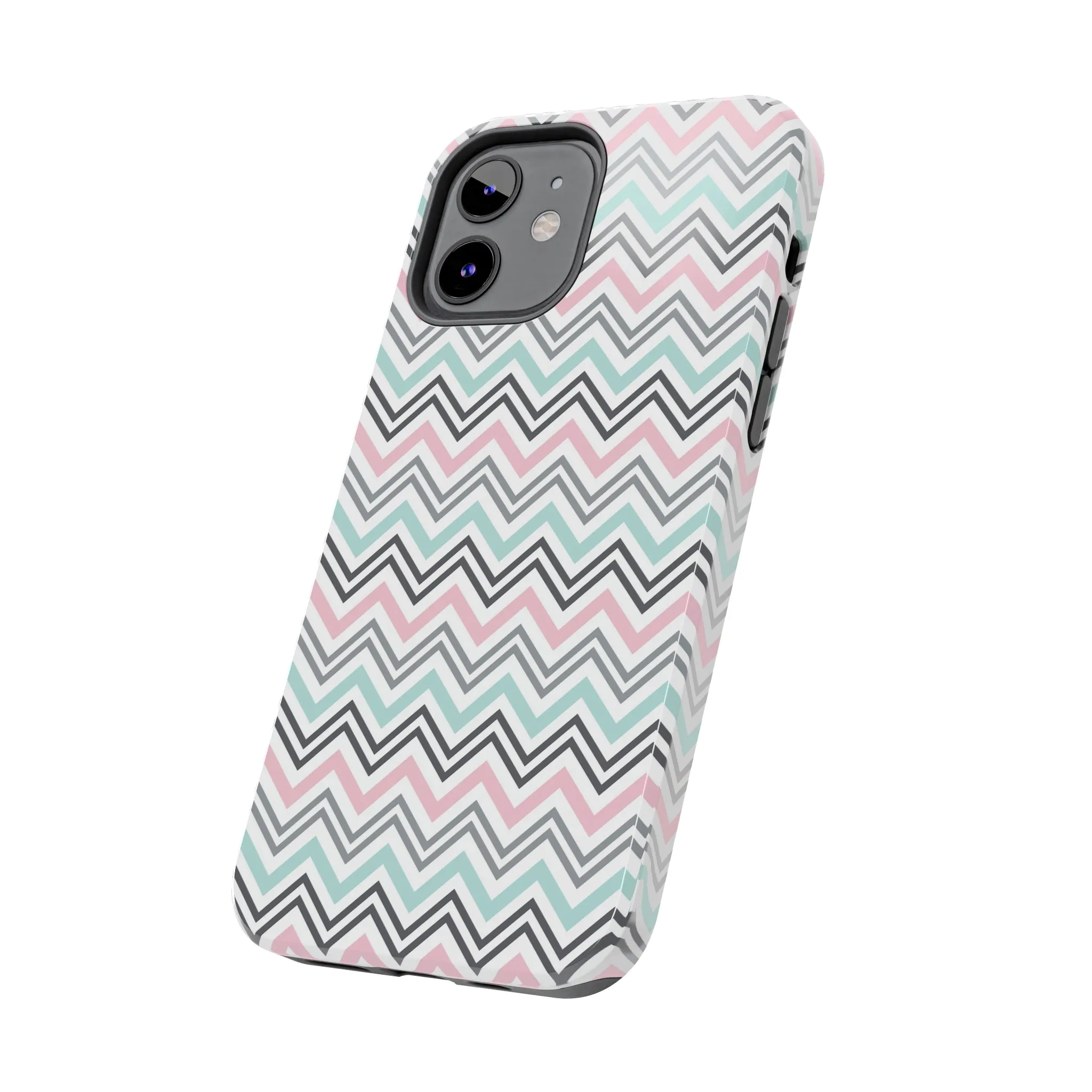 Pastel Chevron print design Tough Phone Case compatible with a large variety of iphone models