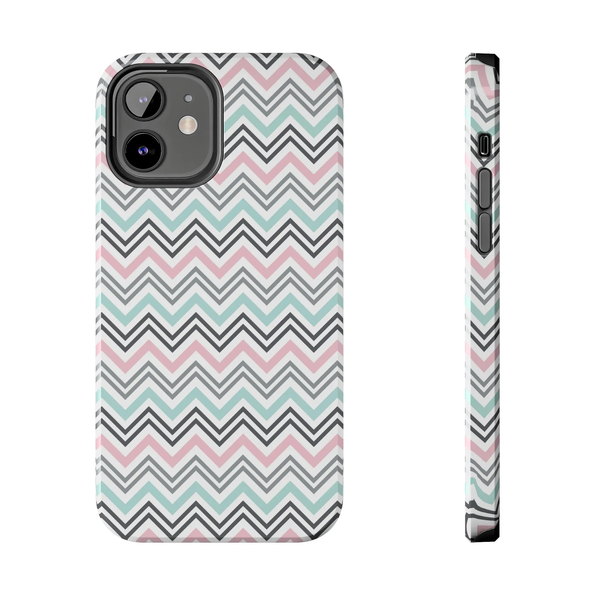 Pastel Chevron print design Tough Phone Case compatible with a large variety of iphone models