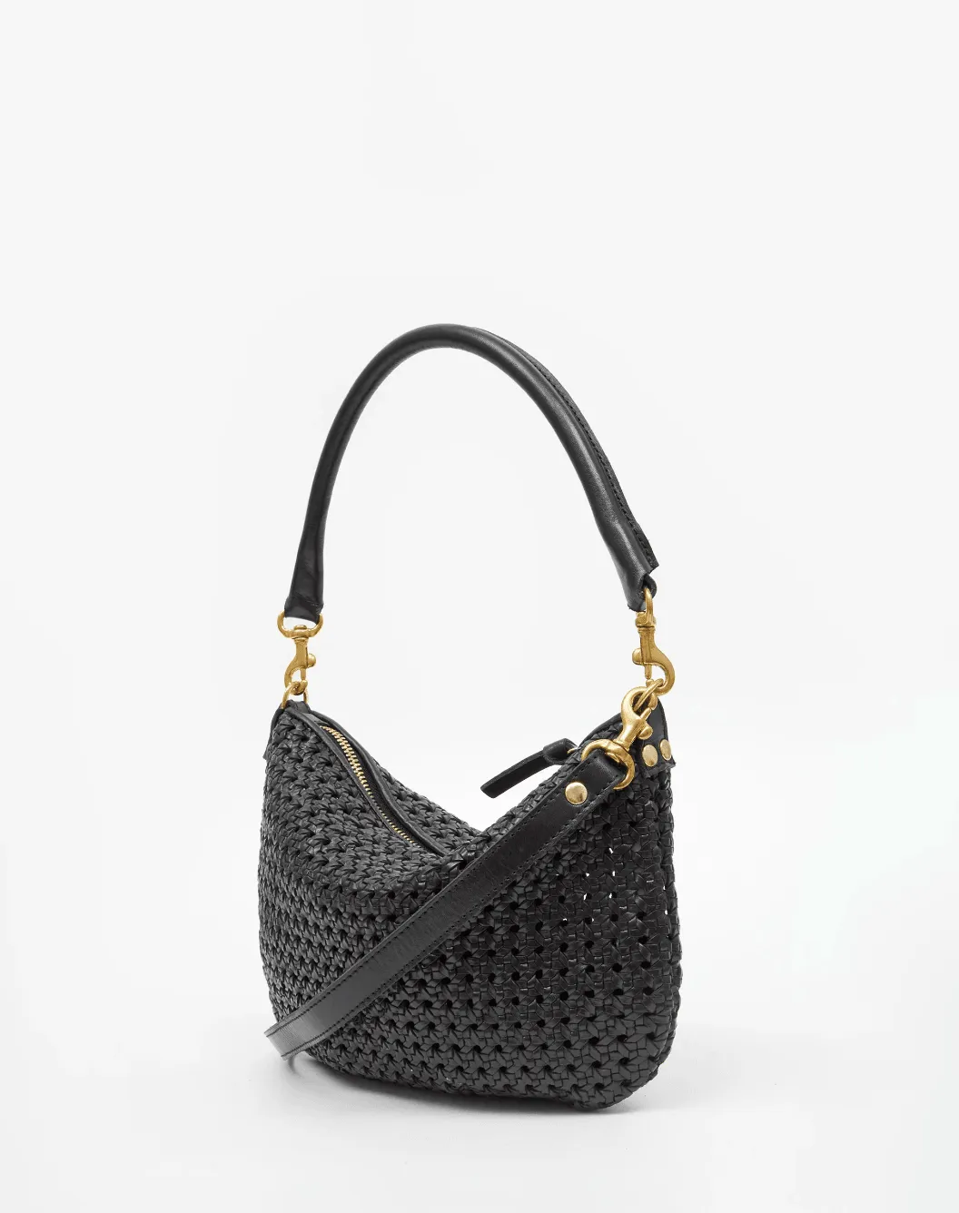 Petit Moyen Messenger Black Rattan