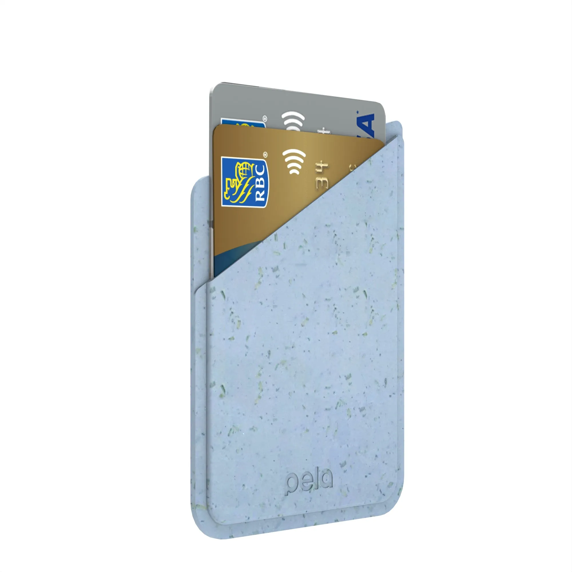 Powder Blue Phone Case Card Holder