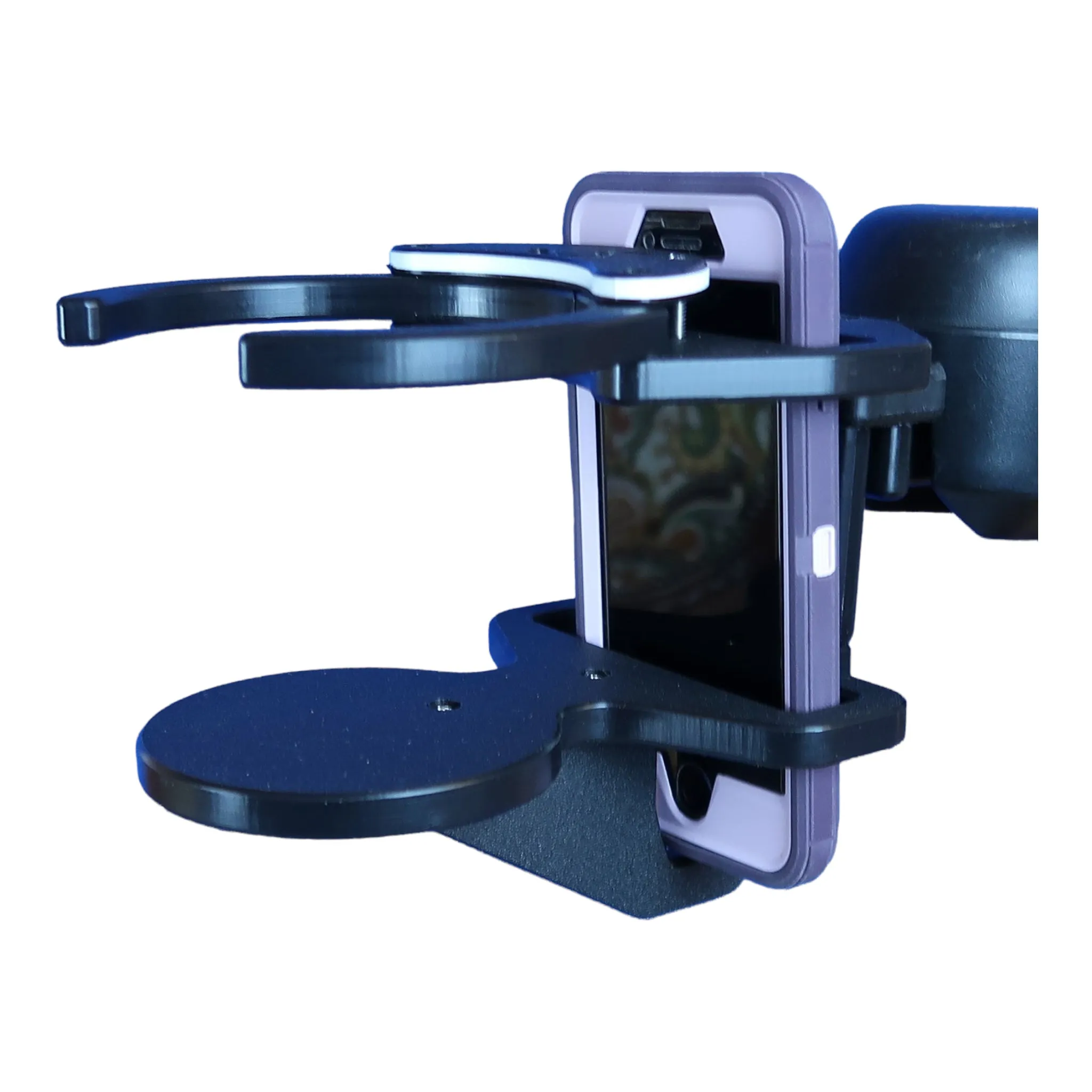 Powerchair Combo Smart Phone and Adjustable Drink Holder Right Hand | A0015CRA