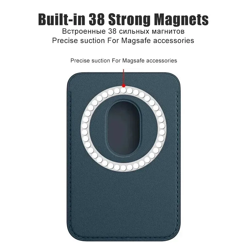 Premium Magnetic Leather Wallet Case for iPhone - Stylish, Secure, and Slim! For iPhone 14 Pro Max 13 12 Phone Bag Cover