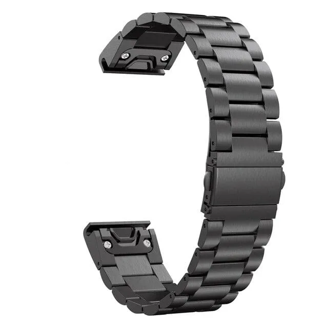 Replacement Stainless Steel Watch Straps Compatible with the Garmin Fenix Range