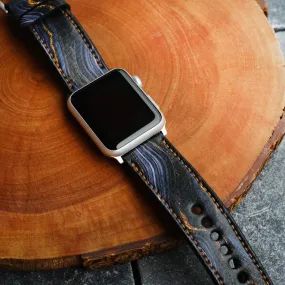 Resin Leather Strap For Apple Watch All Series