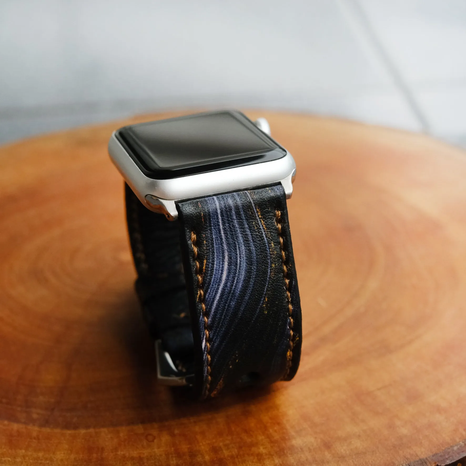 Resin Leather Strap For Apple Watch All Series