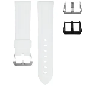 RUBBER STRAP FOR BREITLING COLT - ARCTIC WHITE