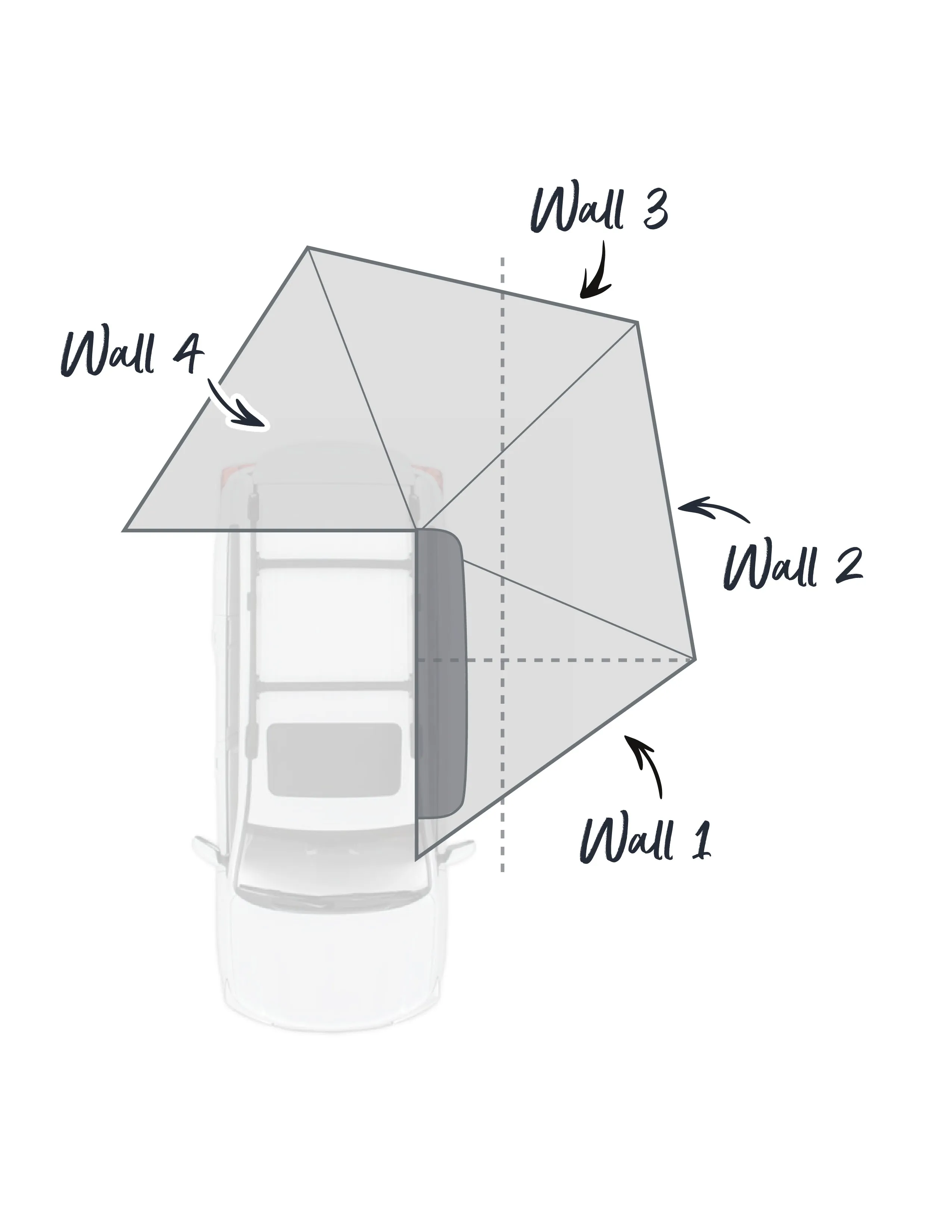 SALE OUTBOUND Valance Walls- Suits Shield 6, Rapid 6 and Rapid 4 awnings