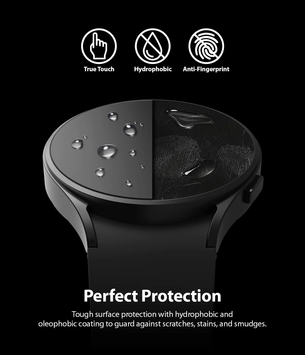 Samsung Galaxy Watch 4 44mm Screen Protectors| Tempered Glass| 4 Pack