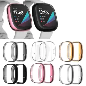 Screen Protection Case Compatible with the Fitbit Versa 3 & Fitbit Sense