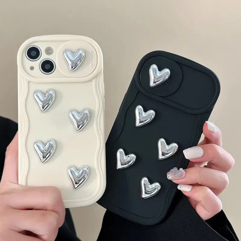 'Silvery Heart' Phone Case