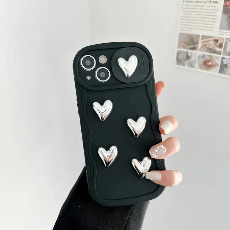 'Silvery Heart' Phone Case