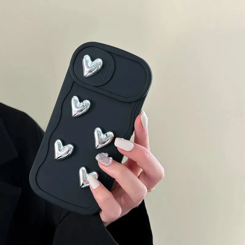 'Silvery Heart' Phone Case