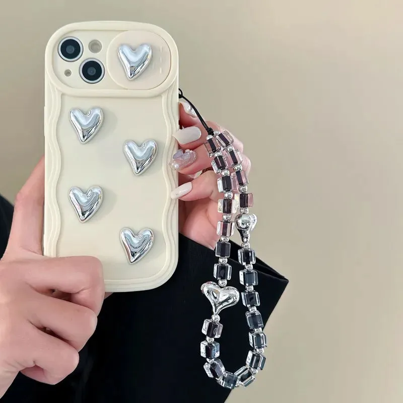 'Silvery Heart' Phone Case