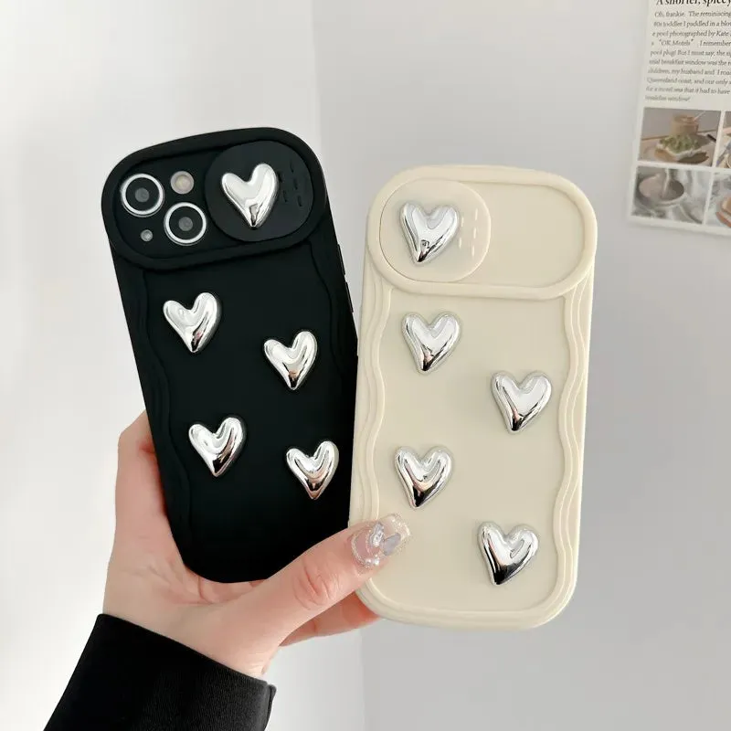 'Silvery Heart' Phone Case