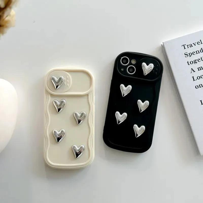 'Silvery Heart' Phone Case