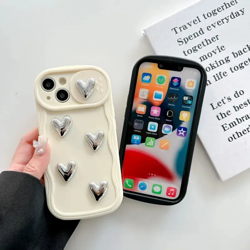 'Silvery Heart' Phone Case