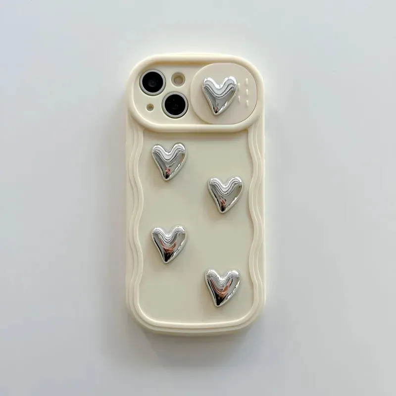 'Silvery Heart' Phone Case