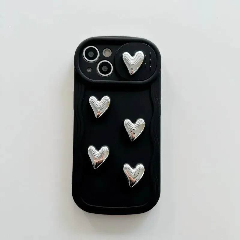 'Silvery Heart' Phone Case