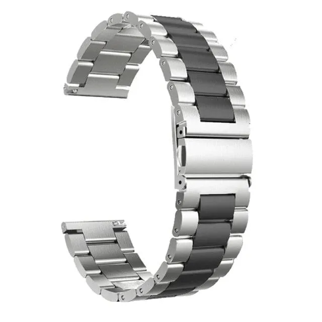 Stainless Steel Link Watch Strap Compatible with the Garmin Approach S40