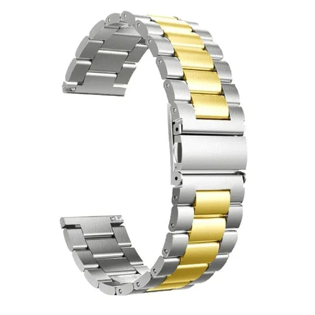 Stainless Steel Link Watch Strap Compatible with the Huawei 20mm Range