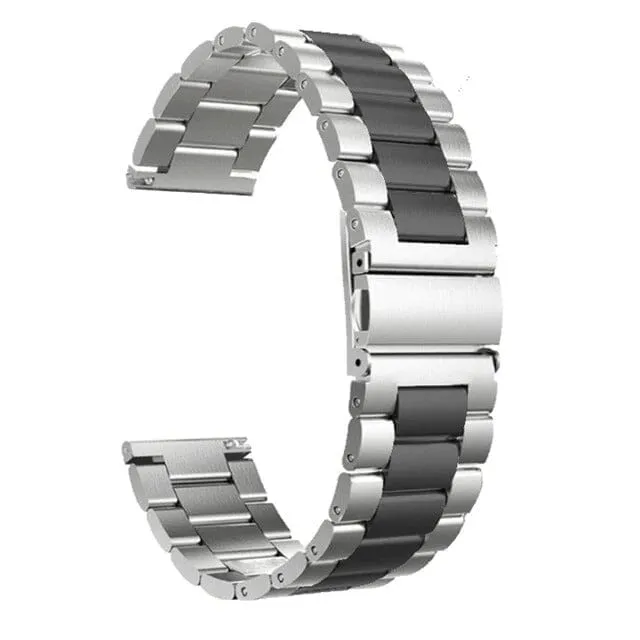 Stainless Steel Link Watch Strap Compatible with the Huawei 20mm Range