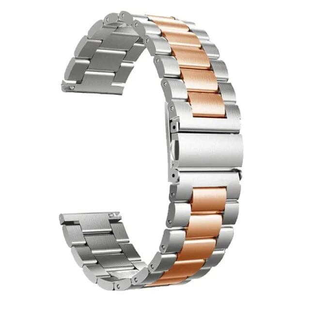 Stainless Steel Link Watch Strap Compatible with the Huawei 20mm Range