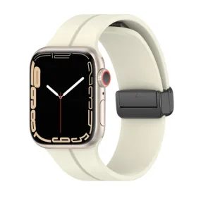 Starlight Magnetic Buckle Silicone Apple Watch Band 星光色磁吸扣矽膠 Apple 錶帶 KCWATCH1248