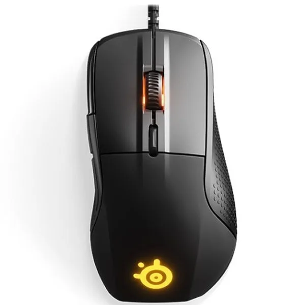 Steelseries 62334 Rival 710 Wired Optical Ergonomic Gaming Mouse - Black