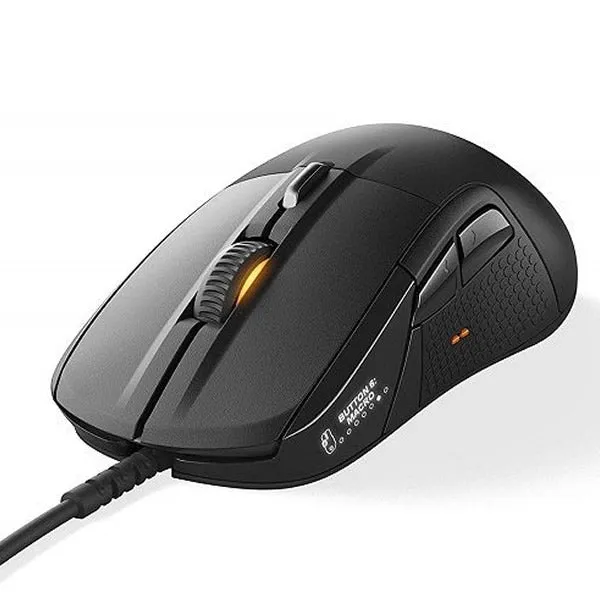 Steelseries 62334 Rival 710 Wired Optical Ergonomic Gaming Mouse - Black