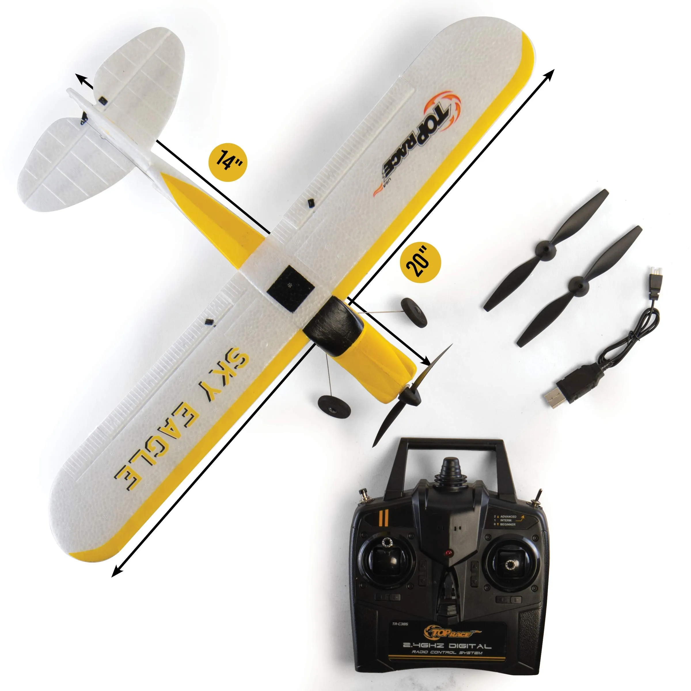 Top R Rc Plane 4 Channel Remote Control Airplane Ready To Fly Rc Planes