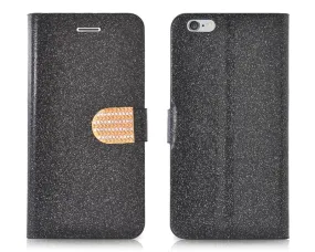 Twinkle Series iPhone 6  Flip Leather Case (4.7 inches) - Black