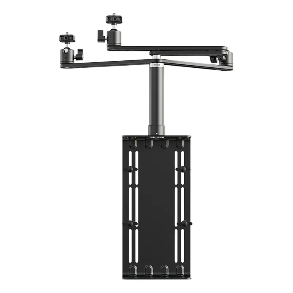 Ulanzi VS01 VESA Monitor Mount 3pcs Top Extension Arm for 27" Screens, 360 Degree Ball Head and Pole, 4kg Max Load Capacity, Multi 1/4" Screw and Locating Holes for Desktop Live Streaming, Podcasting