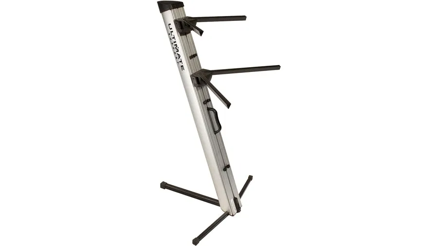 Ultimate Support Apex AX-48 Pro 2 Tier Portable Keyboard Stand - Silver