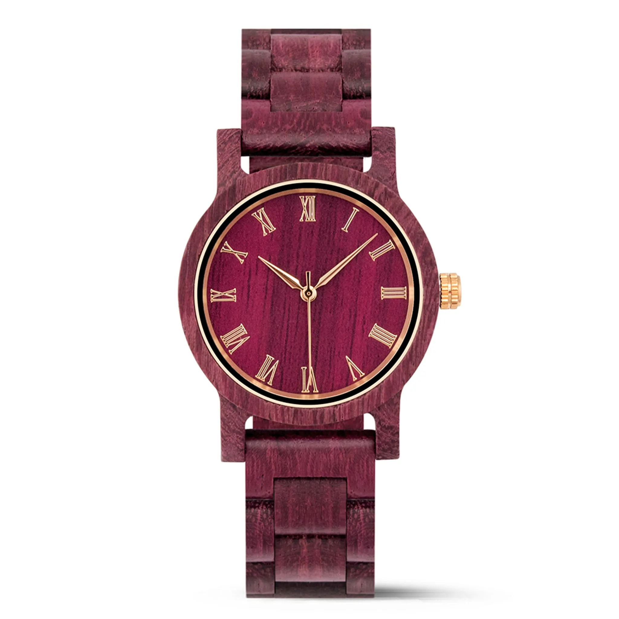 Volga - Red Sandalwood Minimal Watch