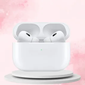 White Airpods Pro Premium, 2nd Generation, Type C