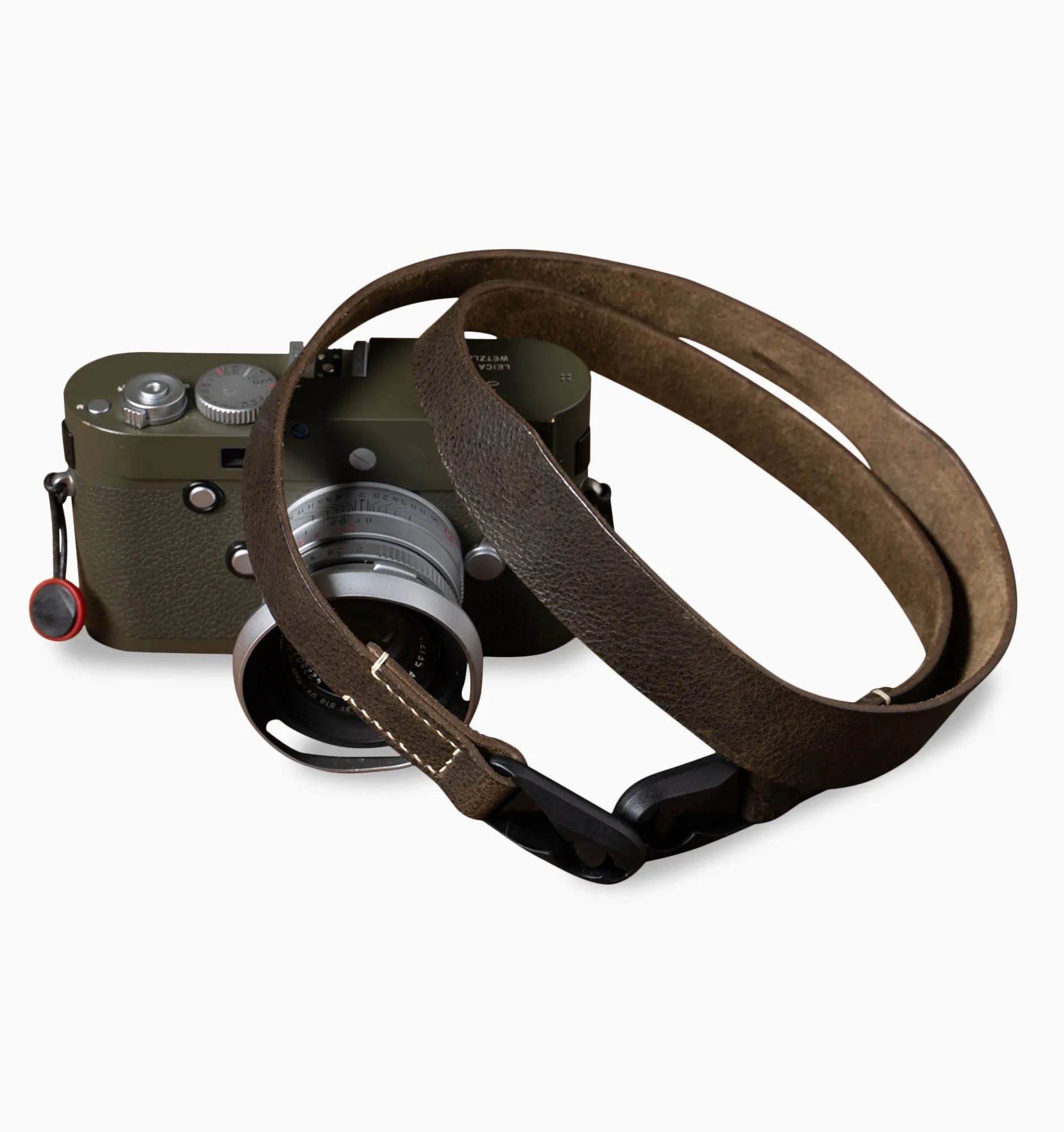 Wotancraft Full Leather Camera Neck Strap Tapered (Peak Design Anchor Link)